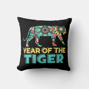 Chinees jaar van de tijger - Mandala Kussen