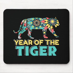 Chinees jaar van de tijger - Mandala Muismat