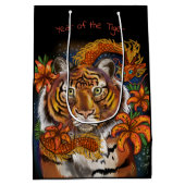 Chinees jaar van de tijger medium cadeauzakje (Achterkant)