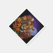 Chinees jaar van de tijger Napkins Servet (Hoek)