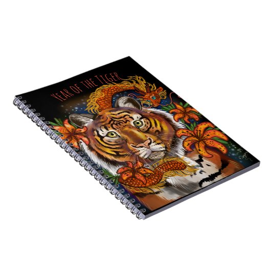 Chinees jaar van de tijger notitieboek (Rechterzijde)
