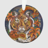 Chinees jaar van de tijger ornament (voorkant)