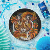 Chinees jaar van de tijger papieren bordje (Feest)