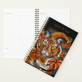 Chinees jaar van de tijger planner