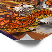 Chinees jaar van de tijger poster (Hoek)