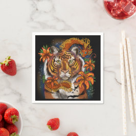Chinees jaar van de tijger servet