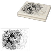 Chinees jaar van de tijgerrubberen stempel (Gestempeld)