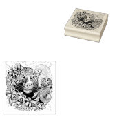 Chinees jaar van de tijgerrubberen stempel (Gestempeld)