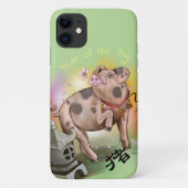 Chinees jaar van de Varkens Case-Mate iPhone Case (Achterkant)