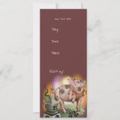 Chinees jaar van de Varkens Kaart (Achterkant)