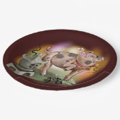 Chinees jaar van de Varkens Papieren Bordje (Gekanteld)