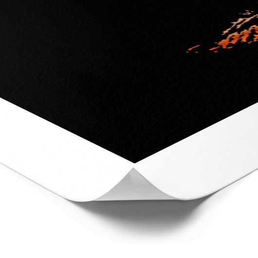 Chinees jaar van de vuurkrachtcentrale poster (Hoek)