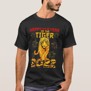 Chinees jaar van dierentuin in de tijger t-shirt