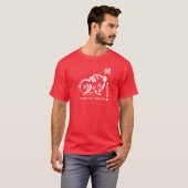 Chinees Jaar van het Aangepaste Jaar van het Varke T-shirt (Voorkant volledig)