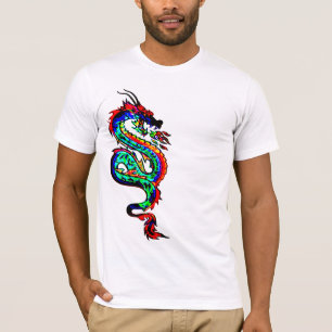 Chinees Jaar van het Drakenschip, Red Dragon T-shi T-shirt