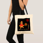 Chinees jaar van het jaar van de Douane van de Dog Tote Bag (Voorkant (product))