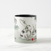 Chinees jaar van het konijn | Aangepast jaar en na Mok (Midden)