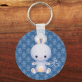 Chinees jaar van het konijn sleutelhanger (Voorkant)