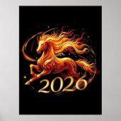 Chinees Jaar van het Paard 2026-vieringen Poster (Voorkant)