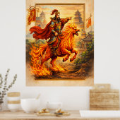 Chinees Jaar van het Paard 2026-vieringen Poster (Keuken)