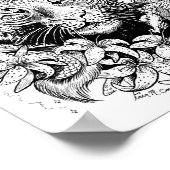 Chinees jaar van het Poster voor het kleuren van d (Hoek)