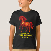 Chinees Jaar van het Vuurpaard 2026 T-shirt (Voorkant)