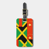 Chinees-Jamaicaans Bagagelabel (Voorkant verticaal)