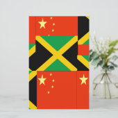 Chinees-Jamaicaans Briefpapier (Staand voorkant)