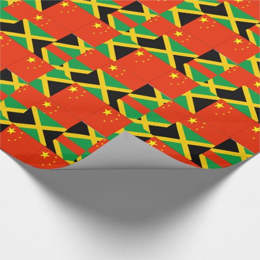 Chinees-Jamaicaans Cadeaupapier (Hoek)