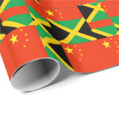 Chinees-Jamaicaans Cadeaupapier (Rol Hoek)