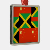Chinees-Jamaicaans Metalen Ornament (Rechts)