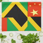 Chinees-Jamaicaans Theedoek (Gevouwen)