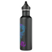 Chinees Japans T-shirt van de Draak van de Cultuur Waterfles (Rechts)