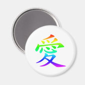 Chinees karakter voor liefde magneet (Voorkant / Achterkant)