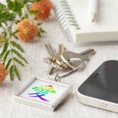 Chinees karakter voor liefde sleutelhanger (Zijkant)