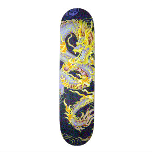 Chinees Kelestische keizer Dragon Hologram Pro Skateboard