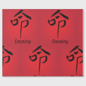 Chinees kenmerk voor bestemming cadeaupapier (Vlak)