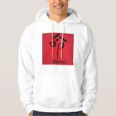 Chinees kenmerk voor bestemming hoodie (Voorkant)