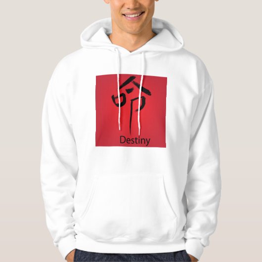 Chinees kenmerk voor bestemming hoodie (Voorkant)