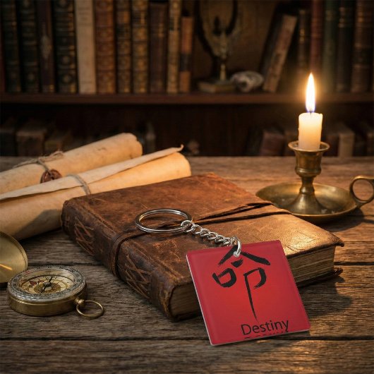 Chinees kenmerk voor bestemming sleutelhanger