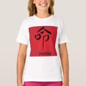 Chinees kenmerk voor bestemming t-shirt (Voorkant)