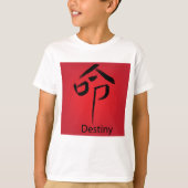 Chinees kenmerk voor bestemming t-shirt (Voorkant)
