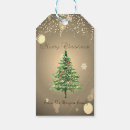 Chinees kerstboom, Confetti Cadeaulabel