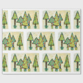 Chinees kerstboompapier cadeaupapier (Vlak)