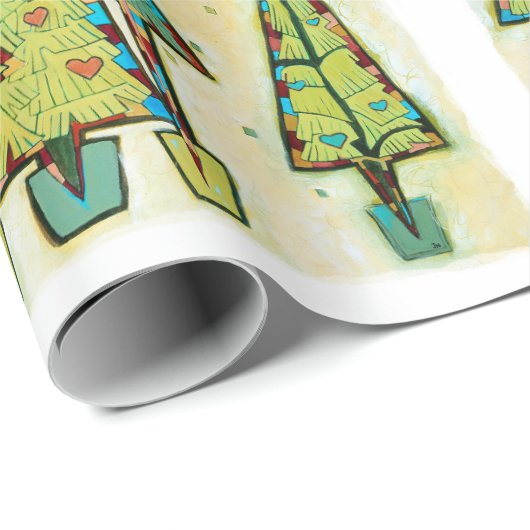 Chinees kerstboompapier cadeaupapier (Rol Hoek)