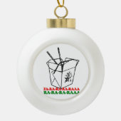 Chinees kerstfeest - feestdag Humor -.png Keramische Bal Ornament (Voorkant)