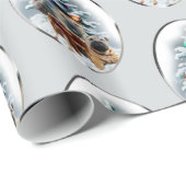 Chinees kerstfeest met Shar-Pei Cadeaupapier (Rol Hoek)