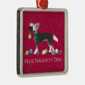 Chinees kerstontwerp metalen ornament (Rechts)