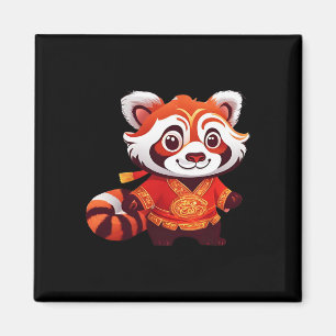 Chinees Kinder Meisjes Jongens Grappige Rode Panda Magneet