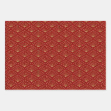 Chinees Konijn Jaar Rood Goud Gouden Zodiac Aziati